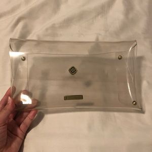 RARE Kendra Scott Clear Clutch Purse